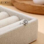 Fashion jewelry Brass Floral Zircon Stud Earrings