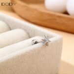 Fashion jewelry Brass Six-pointed star stud earrings
