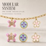 Charms DODY Floral Enamel Charms | 316L Stainless Steel 18K PVD Gold DIY Jewelry Pendants