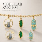 Charms DODY Nature Witchy Enamel Charms | 316L Stainless Steel 18K PVD Gold DIY Jewelry Pendants